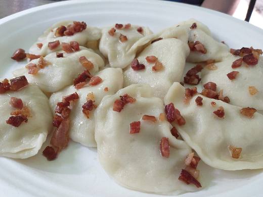 Pierogi „ruskie” (cu brânză și cartofi)